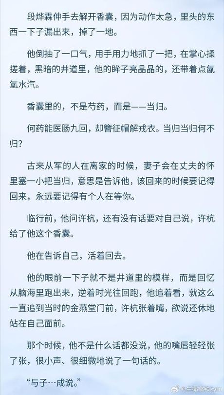 又一次与子成说：追寻死生契阔的故事